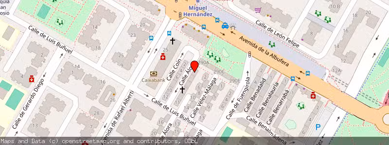 Mapa de Subasta de Inmueble (Vivienda) en Madrid, Madrid 