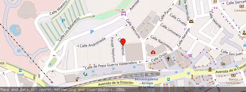 Mapa de Subasta de Inmueble (Vivienda) en Benalmadena, Málaga 
