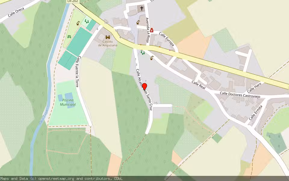Mapa de Subasta Inmueble (Vivienda) en Anguciana, La Rioja