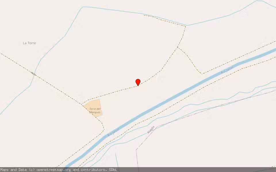 Mapa de Subasta Inmueble (Finca rústica) en Alagon, Zaragoza