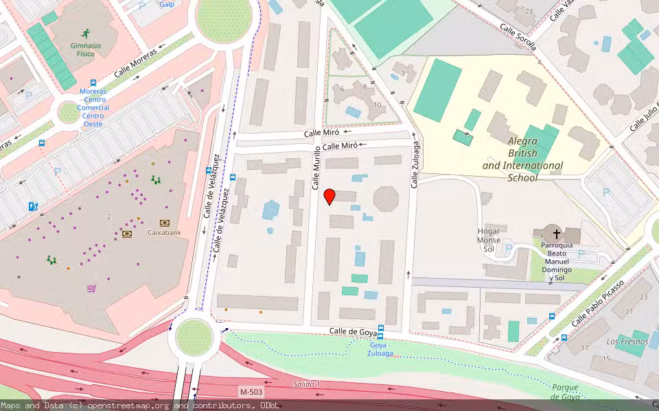 Mapa de Subasta Inmueble (Vivienda) en Majadahonda, Madrid