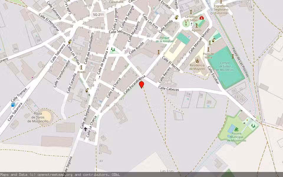 Mapa de Subasta Inmueble (Solar) en Moclinejo, Málaga