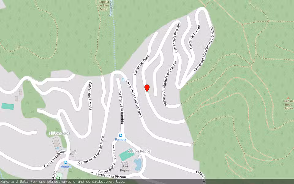 Mapa de Subasta Inmueble (Solar) en Corbera De Llobregat, Barcelona