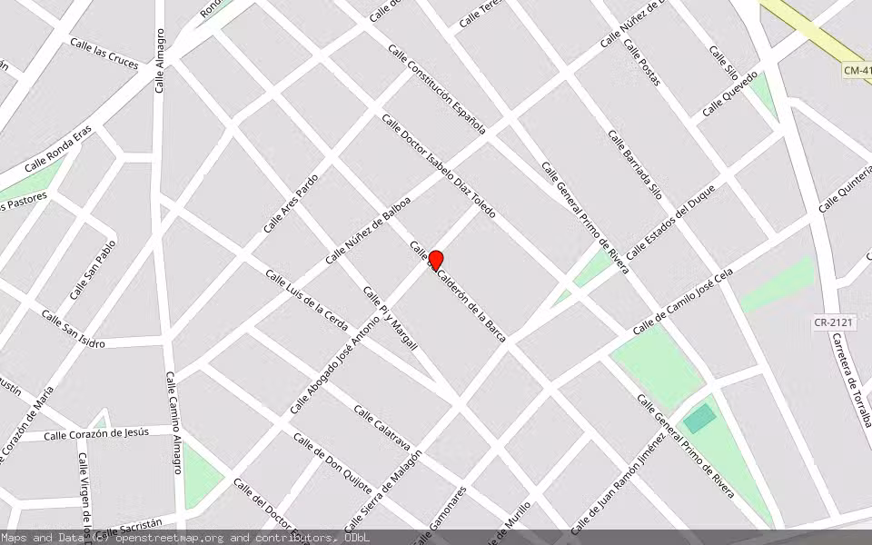 Mapa de Subasta Inmueble (Vivienda) en Malagon, Ciudad Real