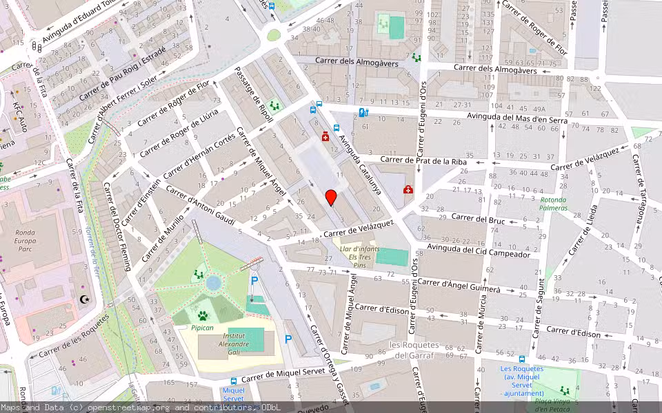 Mapa de Subasta Inmueble (Vivienda) en Sant Pere De Ribes, Barcelona