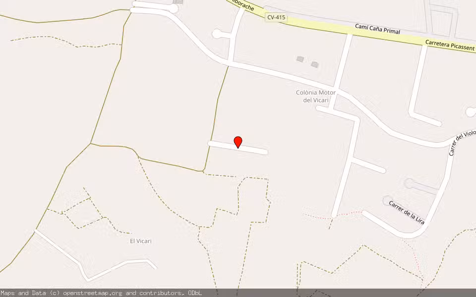 Mapa de Subasta Inmueble (Finca rústica) en Montserrat, Valencia/València