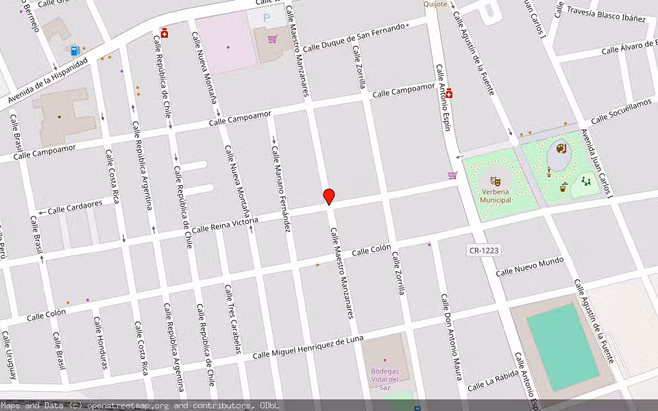 Mapa de Subasta Inmueble (Vivienda) en Campo De Criptana, Ciudad Real