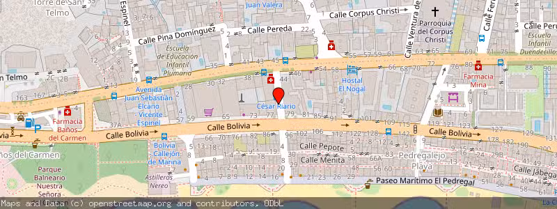 Mapa de Subasta de Inmueble (Garaje) en Málaga, Málaga 