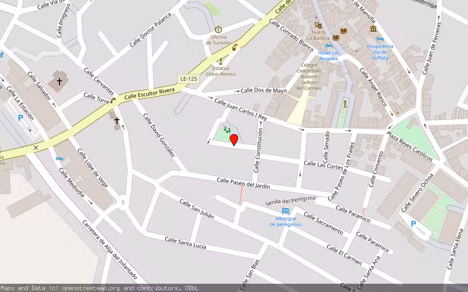 Mapa de Subasta Inmueble (Local comercial) en La Bañeza, León