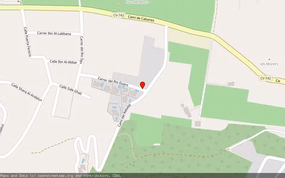 Mapa de Subasta Inmueble (Garaje) en Jávea, Alicante/Alacant