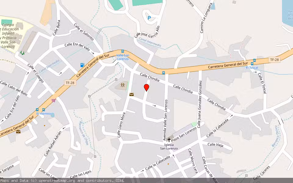 Mapa de Subasta Inmueble (Local comercial) en Arona, Santa Cruz de Tenerife