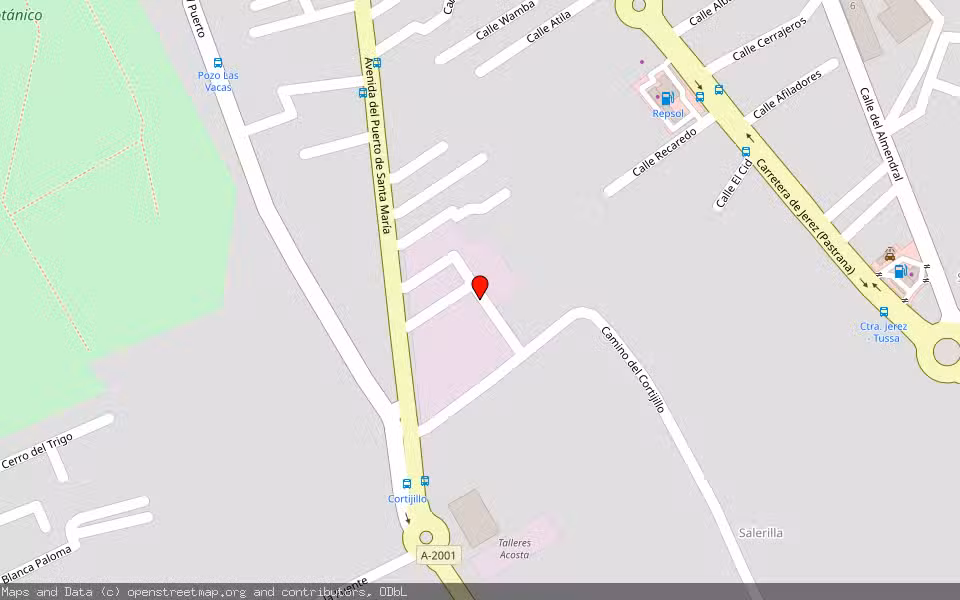 Mapa de Subasta Inmueble (Solar) en Sanlucar De Barrameda, Cádiz