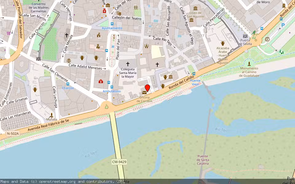 Mapa de Subasta Inmueble (Vivienda) en Talavera De La Reina, Toledo