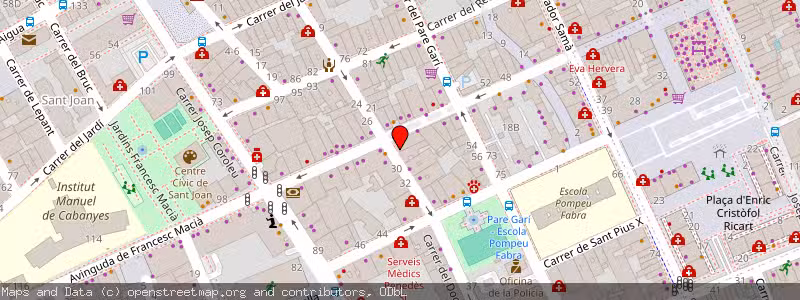 Mapa de Subasta de Inmueble (Vivienda) en Vilanova I La Geltrú, Barcelona 