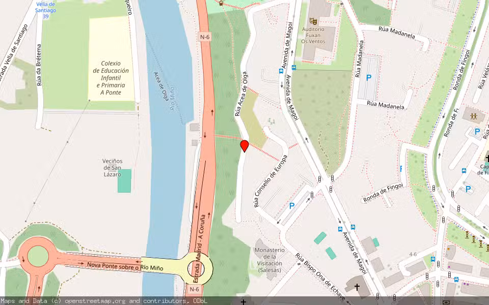 Mapa de Subasta Inmueble (Vivienda) en Lugo