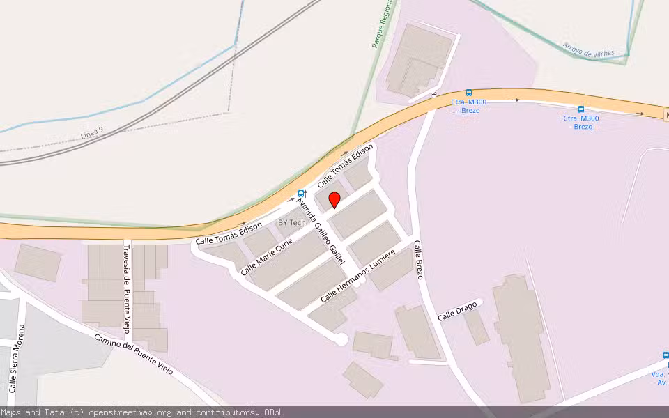 Mapa de Subasta Inmueble (Nave industrial) en Arganda Del Rey, Madrid