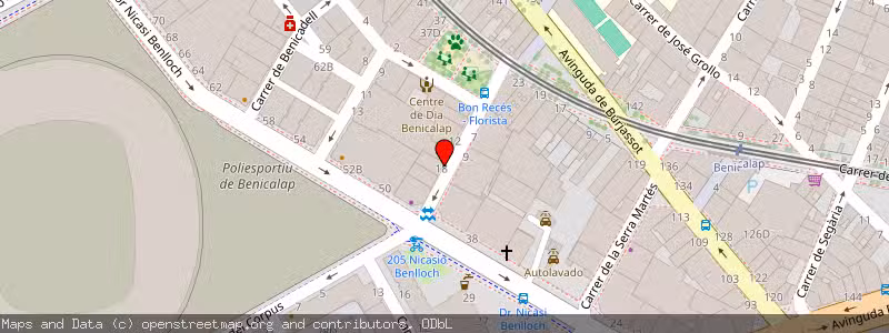 Mapa de Subasta de Inmueble (Vivienda) en Valencia, Valencia 