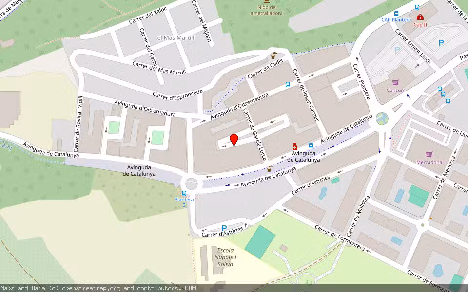 Mapa de Subasta Inmueble (Local comercial) en Blanes, Girona