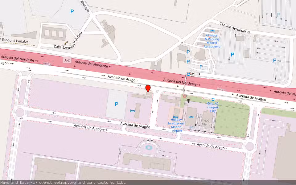 Mapa de Subasta Inmueble (Garaje) en Madrid