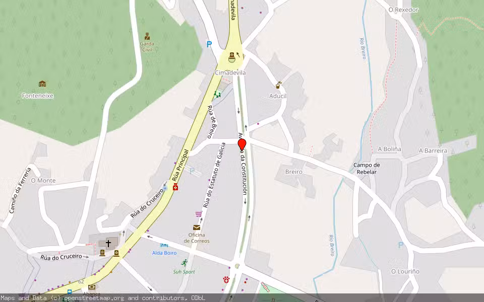 Mapa de Subasta Inmueble (Trastero) en Boiro, A Coruña