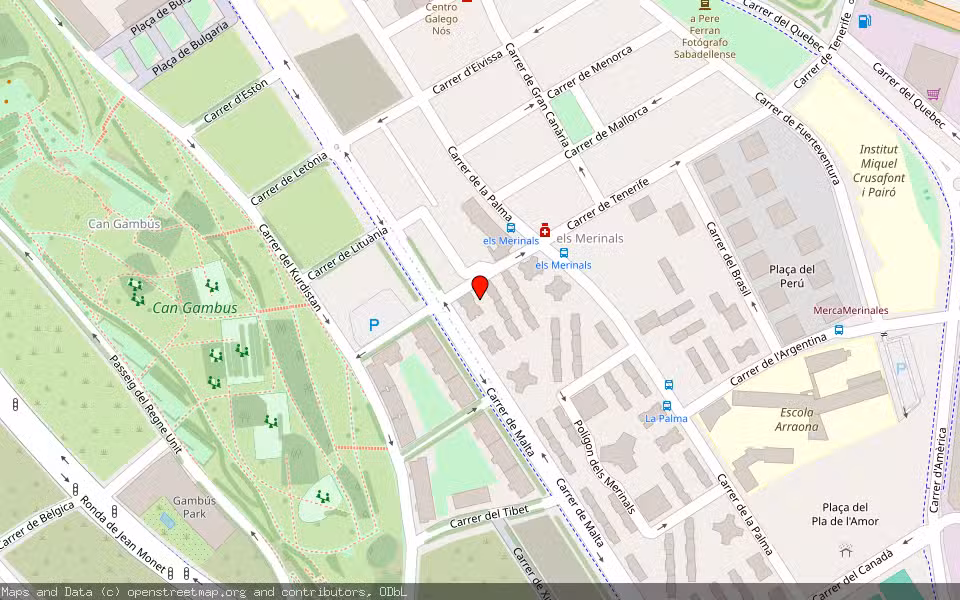 Mapa de Subasta Inmueble (Vivienda) en Sabadell, Barcelona
