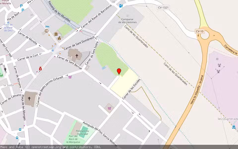Mapa de Subasta Inmueble (Solar) en Sant Mateu, Castellón/Castelló