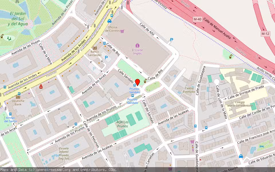 Mapa de Subasta Inmueble (Vivienda) en Madrid