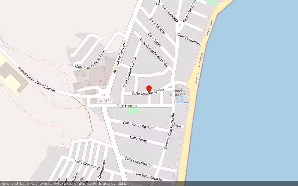 Mapa de Subasta Inmueble (Otros) en Carboneras, Almería