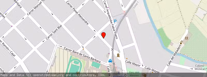 Mapa de Subasta de Inmueble (Vivienda) en Godella, Valencia 