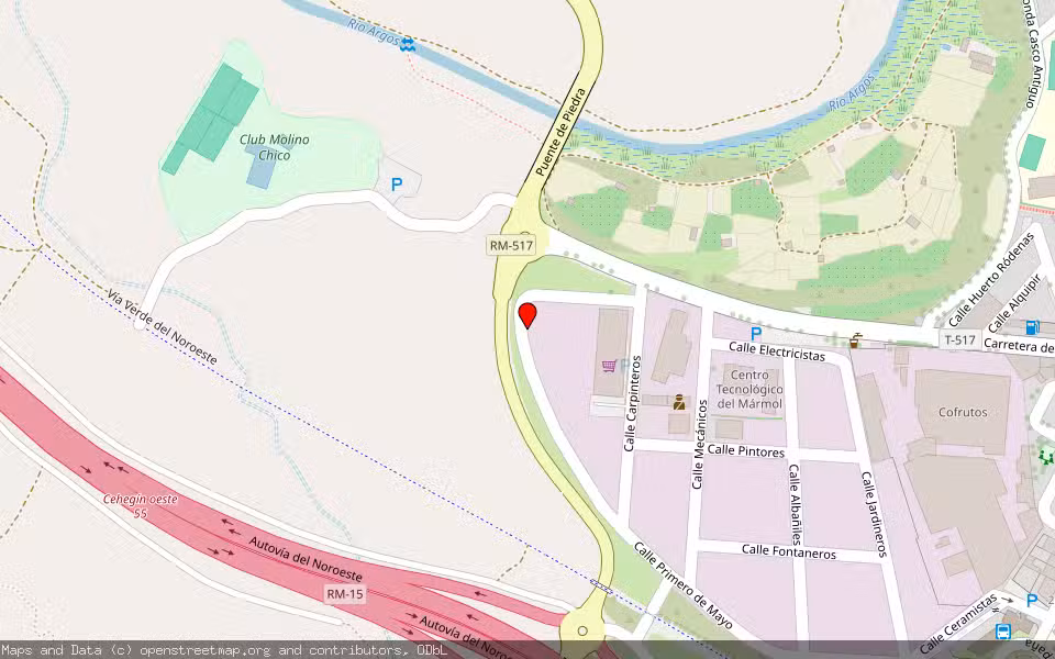 Mapa de Subasta Inmueble (Solar) en Cehegin, Murcia
