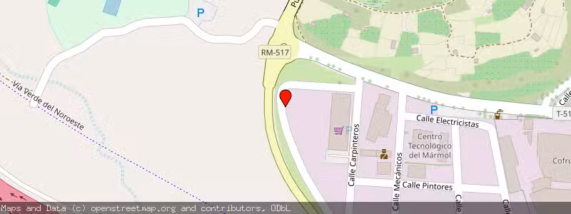 Mapa de Subasta de Inmueble (Solar) en Cehegin, Murcia 