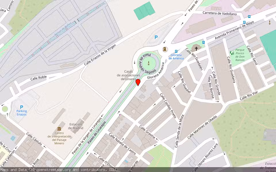 Mapa de Subasta Inmueble (Vivienda) en Linares, Jaén