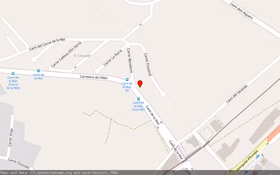 Mapa de Subasta Inmueble (Vivienda) en Alfaz Del Pi, Alicante/Alacant