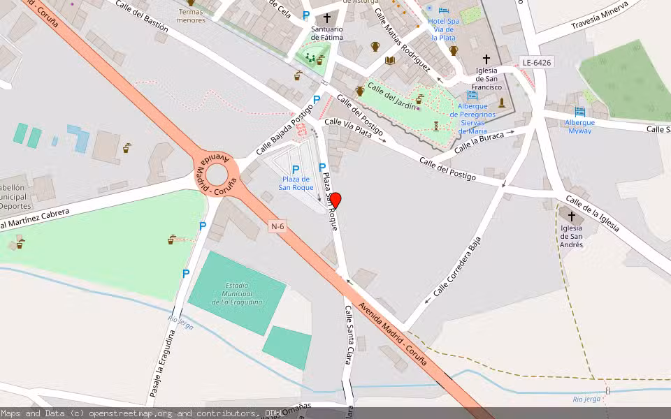 Mapa de Subasta Inmueble (Local comercial) en Astorga, León
