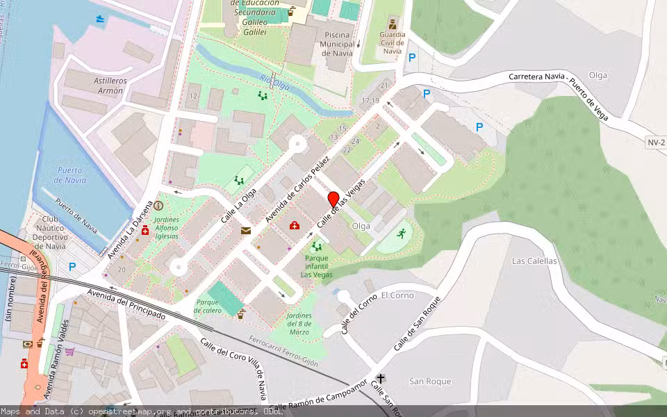 Mapa de Subasta Inmueble (Otros) en Navia, Asturias