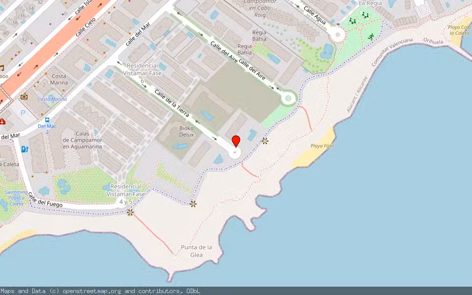 Mapa de Subasta Inmueble (Vivienda) en Orihuela, Alicante/Alacant