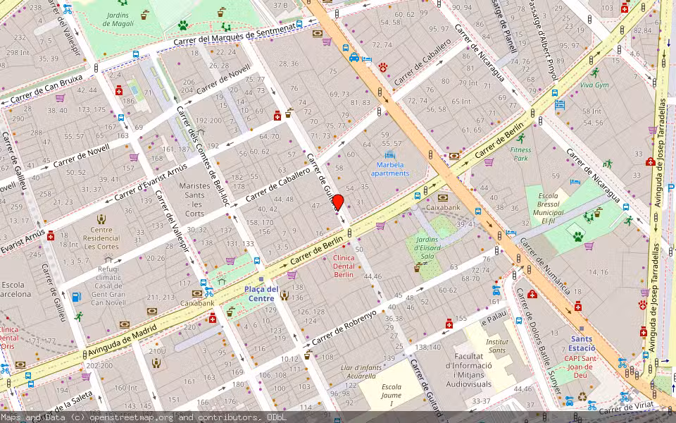 Mapa de Subasta Inmueble (Vivienda) en Barcelona