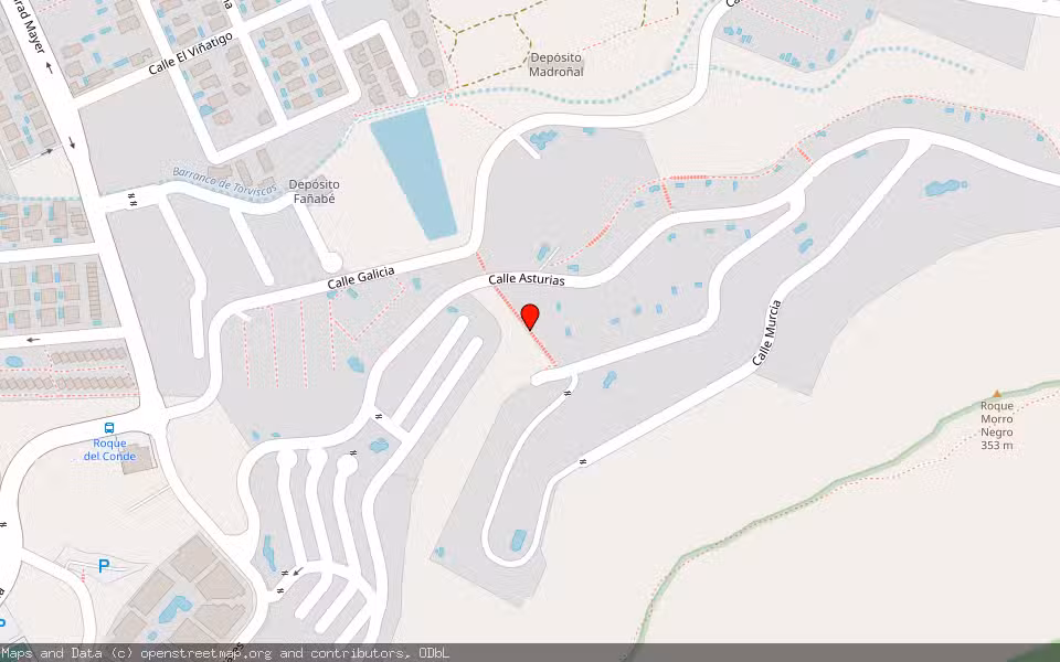 Mapa de Subasta Inmueble (Vivienda) en Adeje, Santa Cruz de Tenerife