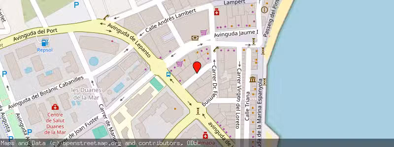 Mapa de Subasta de Inmueble (Vivienda) en Javea, Alicante 