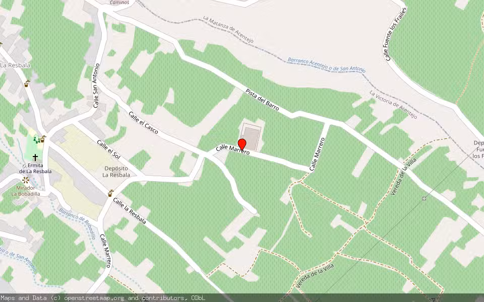 Mapa de Subasta Inmueble (Finca rústica) en La Victoria, Santa Cruz de Tenerife