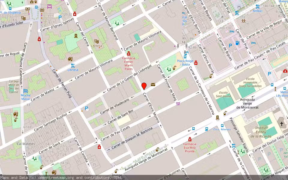 Mapa de Subasta Inmueble (Vivienda) en El Prat De Llobregat, Barcelona