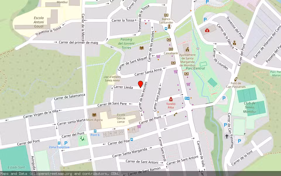 Mapa de Subasta Inmueble (Vivienda) en Santa Margarida De Montbuí, Barcelona
