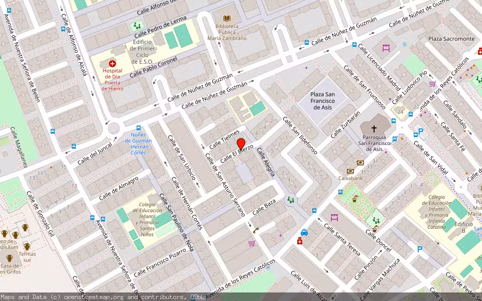 Mapa de Subasta Inmueble (Vivienda) en Alcala De Henares, Madrid