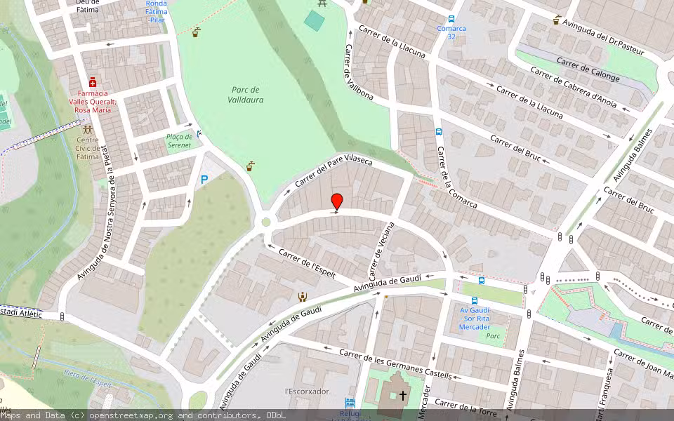 Mapa de Subasta Inmueble (Vivienda) en Igualada, Barcelona