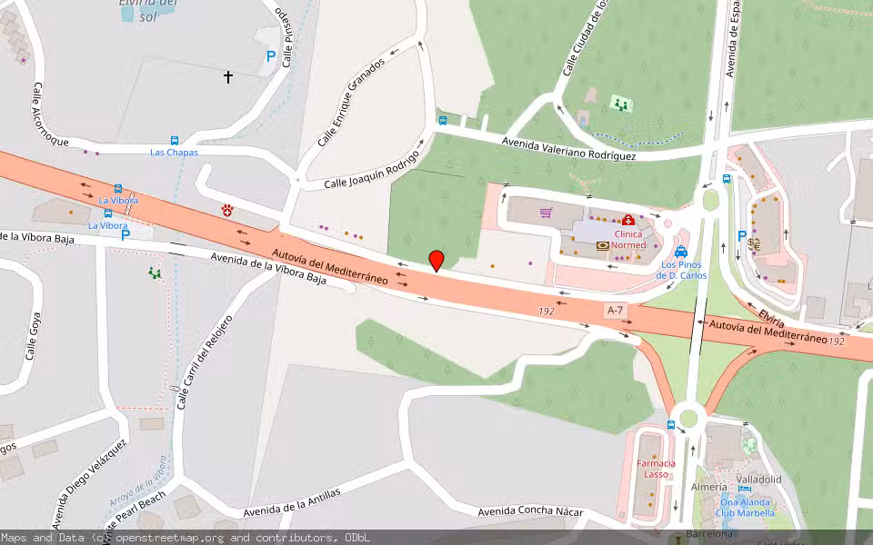 Mapa de Subasta Inmueble (Garaje) en Marbella, Málaga