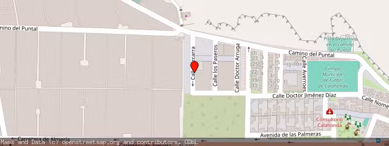 Mapa de Subasta de Inmueble (Vivienda) en Motril, Granada 