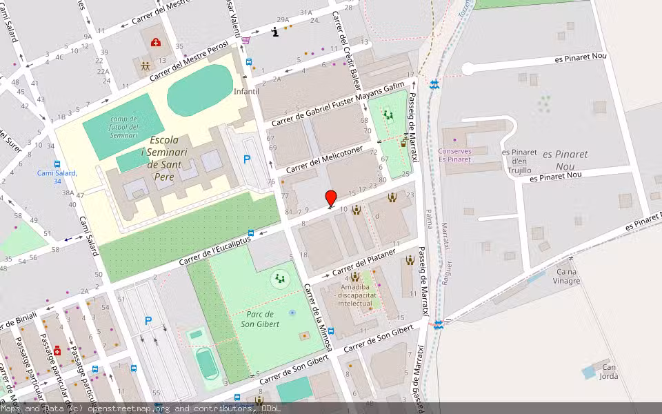 Mapa de Subasta Inmueble (Vivienda) en Palma, Illes Balears
