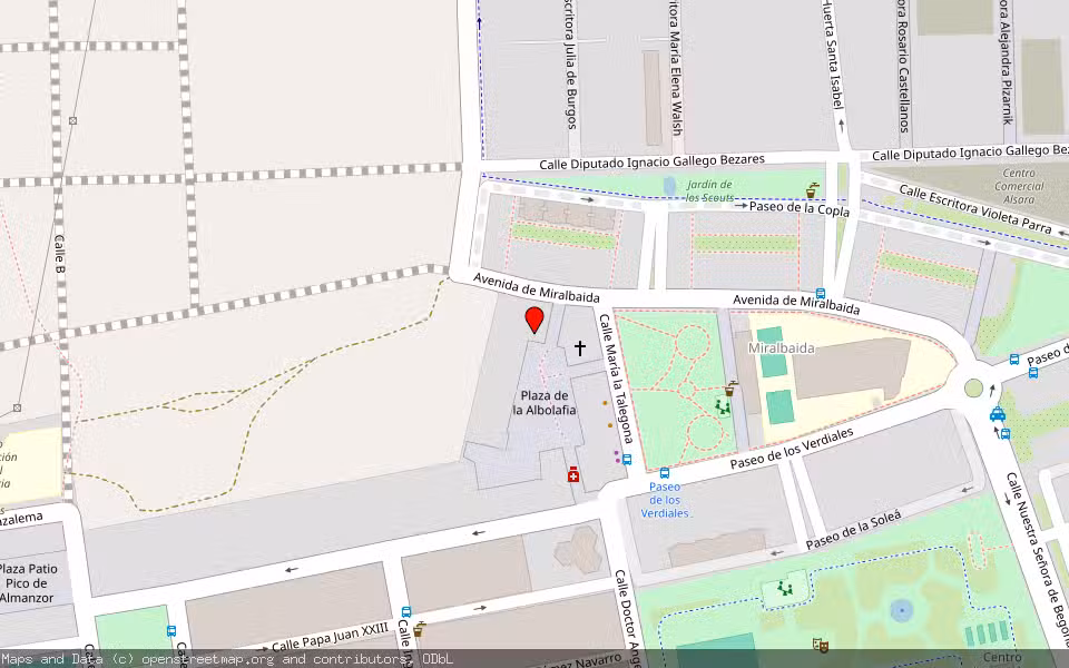 Mapa de Subasta Inmueble (Garaje) en Cordoba, Córdoba