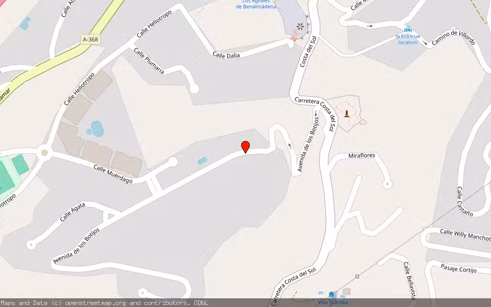 Mapa de Subasta Inmueble (Vivienda) en Benalmadena, Málaga