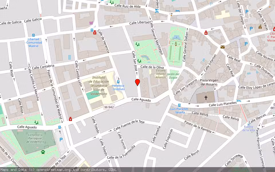Mapa de Subasta Inmueble (Vivienda) en Valdemoro, Madrid